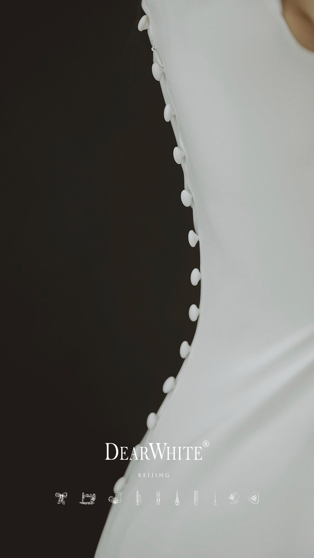 Early Spring 2023 original new satin simple wedding dress bride - Gente