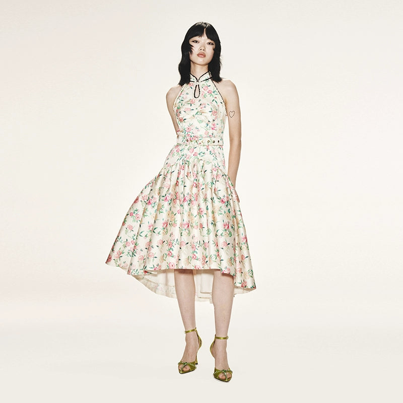 Oriental print dress hot sale