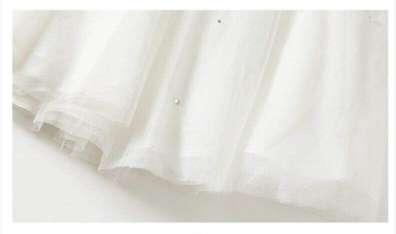 Luxury heavy sequin dress skirt heavy beaded sequin two-piece midi white wedding skirt + Sequin white wedding top- Dila