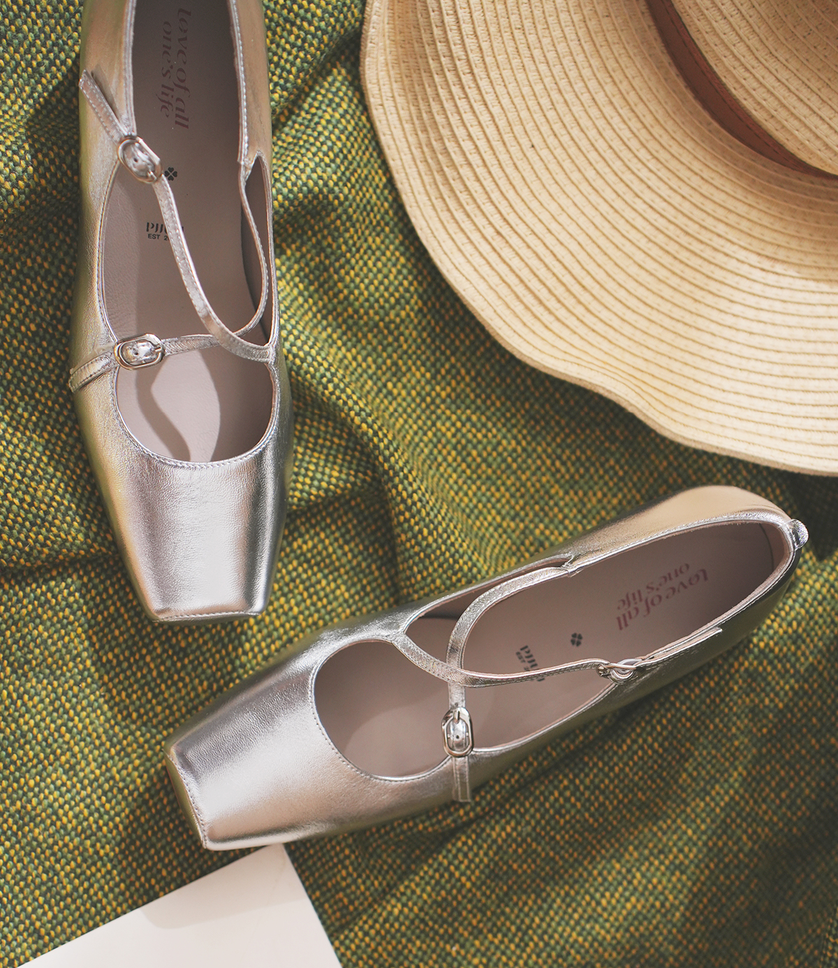 PJJUU French Mary Jane Square Toe Low Thick Heels  - SEDAT.