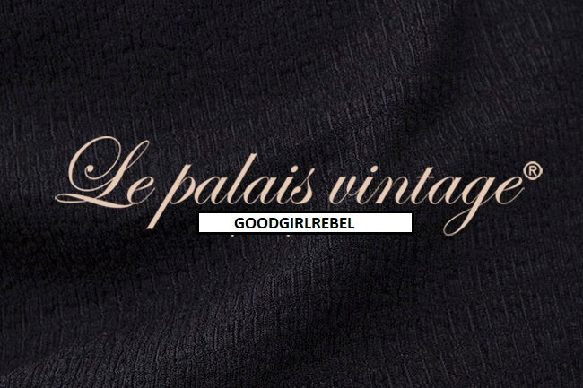 Le Palais Vintage Elegant Black Knit Open Back Pleated High Slit Sexy Dress-Plum