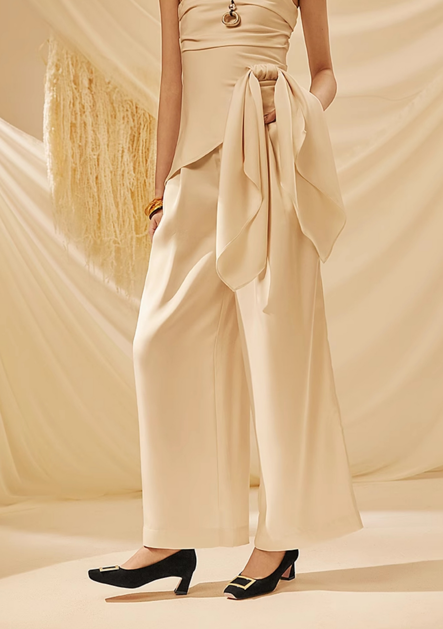 PJJUU black commuting thick heeled shoes - EDLINE.