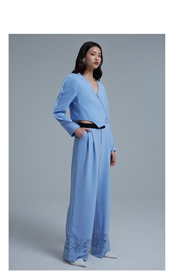 LEDIM W irregular blazer asymmetic luxury top - Arc