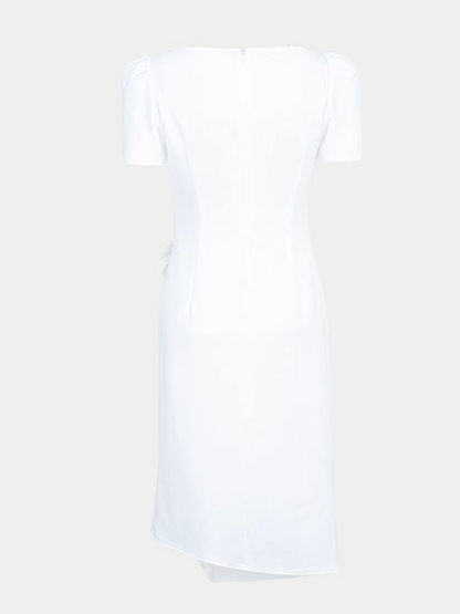 YES BY YESIR | Swaying Floral Pleated Short Sleeves Dress - FLORIANA.