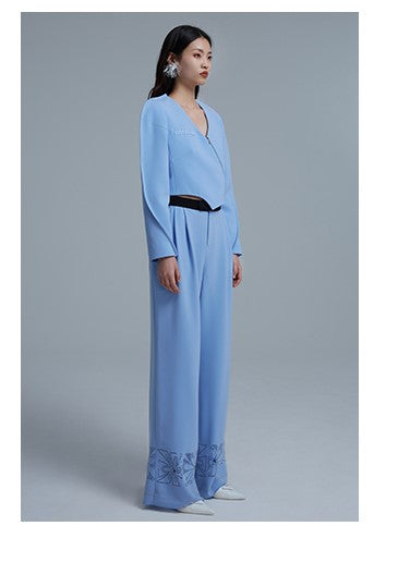 LEDIM W irregular blazer asymmetic luxury top - Arc