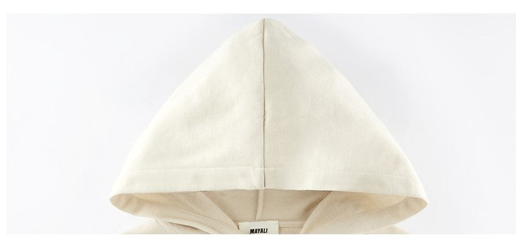 Autumn Winter luxury hoodie pinched pleated waist sweatshirt - kIC