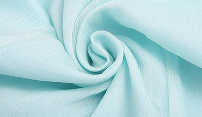 D0LLY Luxury French Style V-Neck Long Puff Sleeve Chiffon Pleated Ruffle Dress-VERA