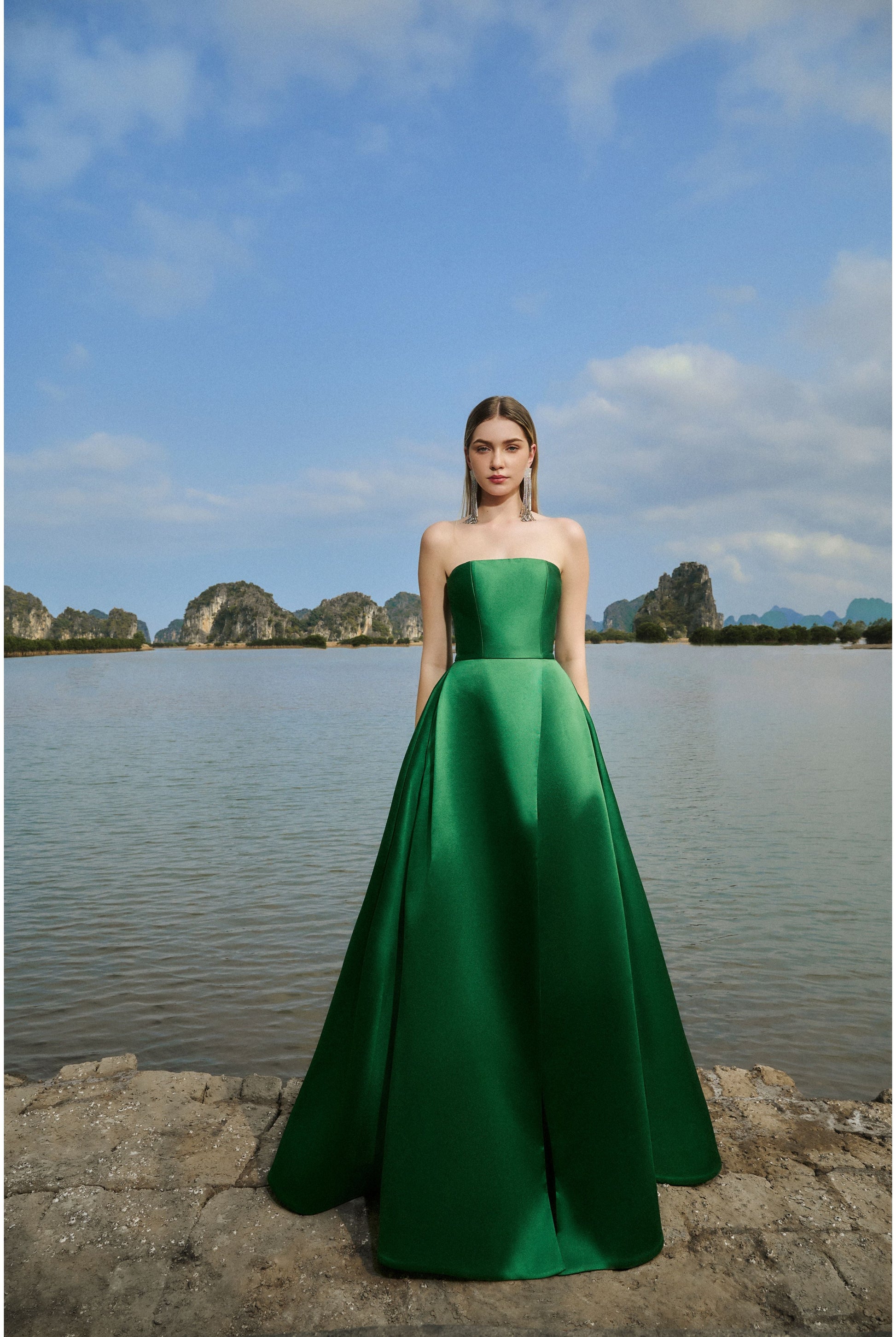 Strapless A-Line Full Dress GOOD GIRL REBEL Strapless A-Line Full Dress GOOD GIRL REBEL