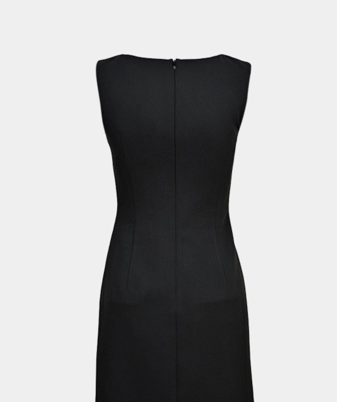 YES BY YESIR Deconstructed sleeveless V-neck midi dress - ELOHIM.