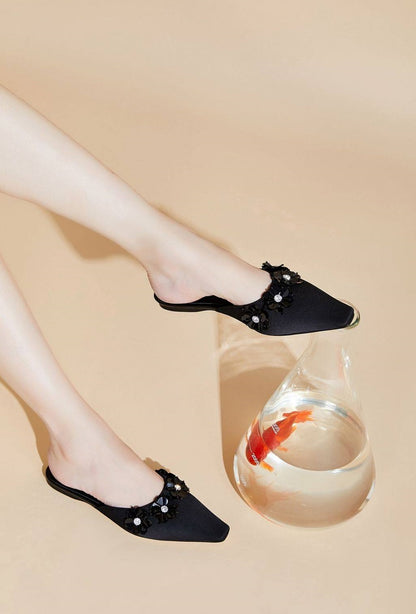 B-FEI  spring fairy beaded diamond shoes-GANDU.