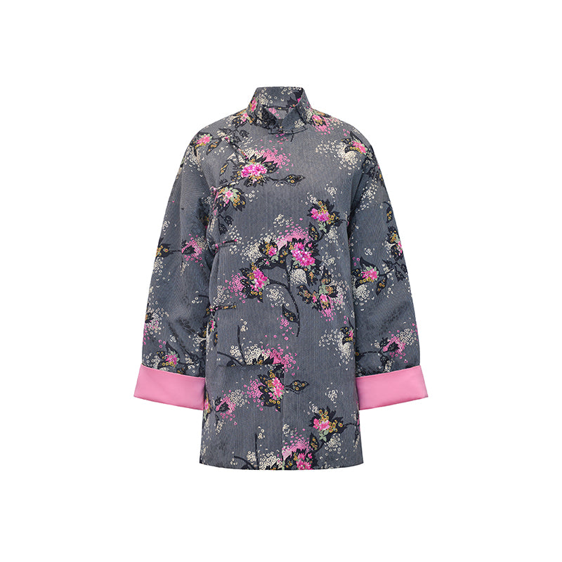 M essential Ma Kai designer Cherry Blossom Print  Pipa Jacket - NAIL.