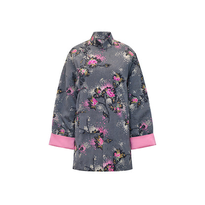M essential Ma Kai designer Cherry Blossom Print  Pipa Jacket - NAIL.