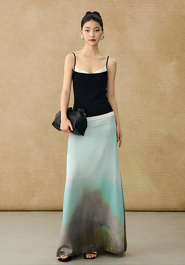 HECO Chinese Lace Edge Camisole Breathable Tencel Versatile Top - REACH.