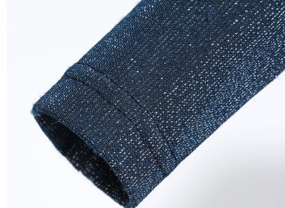 WANGXO | Filigree Knit Pleated Bat Sleeve Top -LUXA.