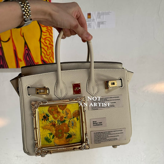 Not An Artist handmade baroque Van Gogh's sunflower  birk inspired bag - Arles