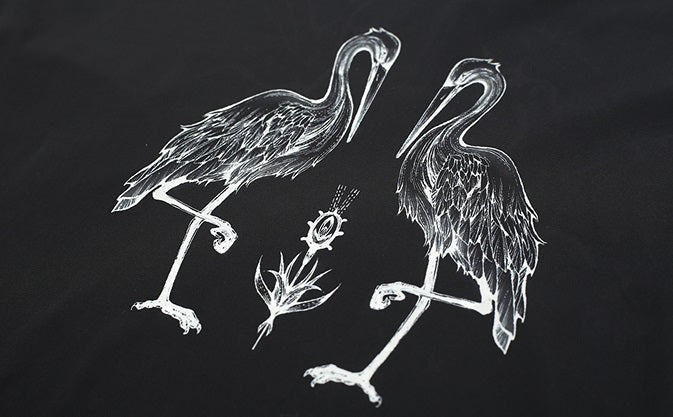 ZHUCHONGYUN black high-neck long sleeve top-HATAKE.