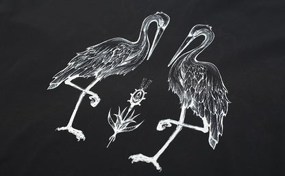 ZHUCHONGYUN black high-neck long sleeve top-HATAKE.