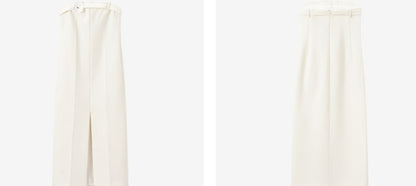 COMME MOI Lu Yan Designer's new women's wool flower camisole bandeau dress - DEAL.