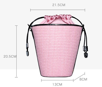 IUBALLET Chic Crossbody Woven Small Cone Bag - MEMPHIS.