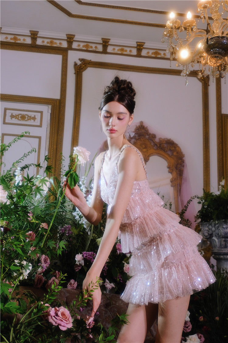 Wardrobes by Chen Luxury Crystal Diamond Dinner Party Earrings-Butter