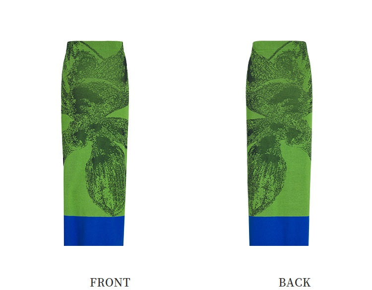 ZHUCHONGYUN long mid-waisted straight skirt-TANAKA.