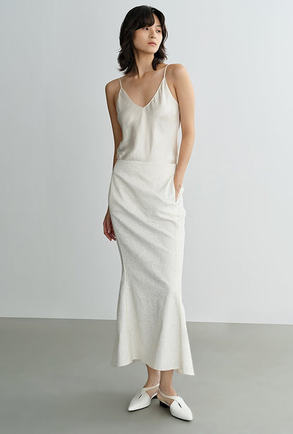 COMME MOI Lv Yan designer summer full acetate texture fashion V-neck suspenders - RICK.