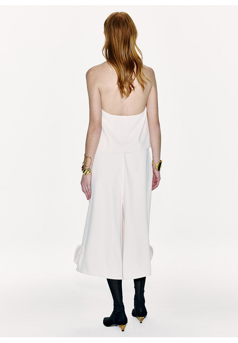 ATELIER MISS LU Backless Halterneck A-line Vest Top - SCOUT