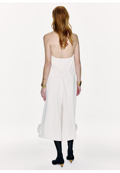 ATELIER MISS LU Backless Halterneck A-line Vest Top - SCOUT