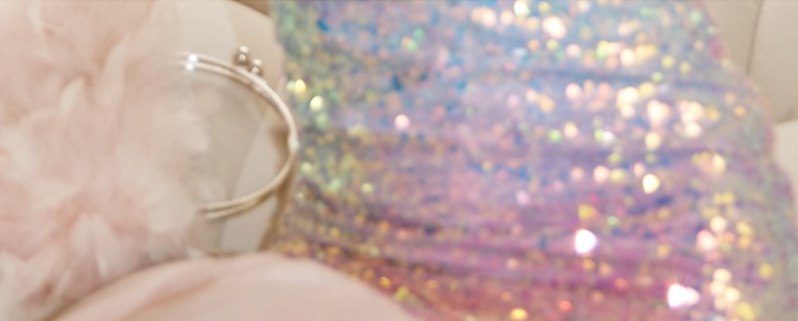 DOLLY Luxury Gradient Deep V-Neck Sleeveless Sequin Long Backless Party Dress-IVETTE