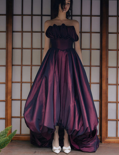 Goudin Dress, high-end, light luxury, niche bandeau dress - take