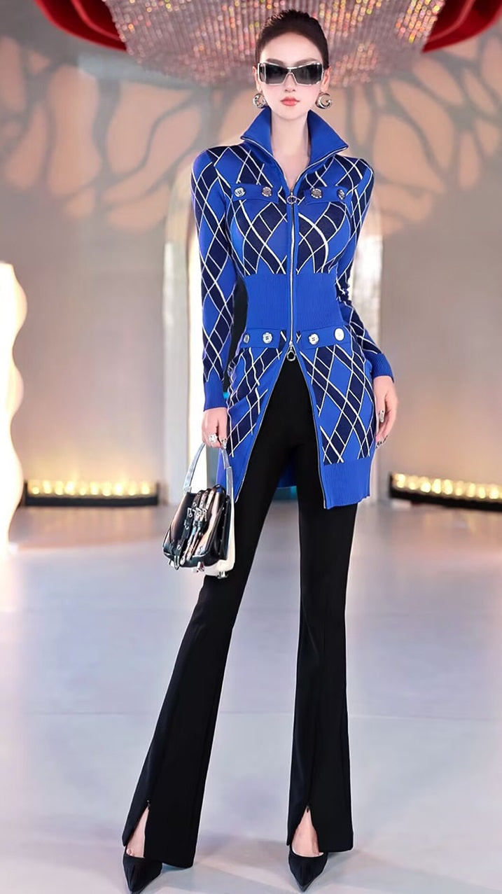 VJE Knitted Zipper Hip Skirt Casual Dress - DURI.