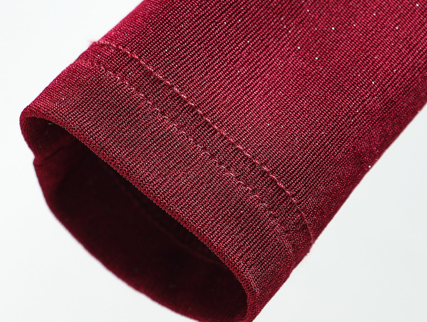 WANGXO | Star Shiny Silk Knit Accented Slim-Fit Top - NOLA.