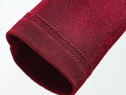 WANGXO | Star Shiny Silk Knit Accented Slim-Fit Top - NOLA.