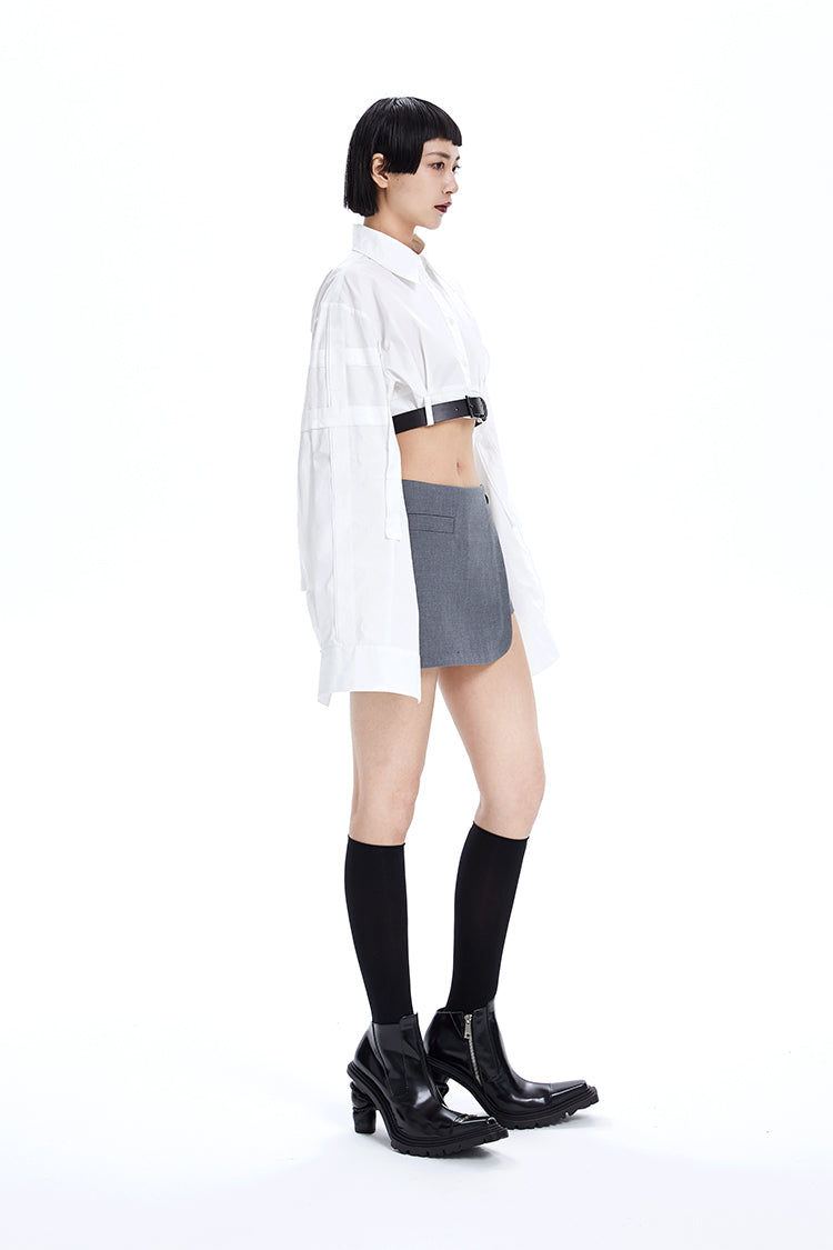 TINY IN ultra-short with large sleeves women's top -LULU.