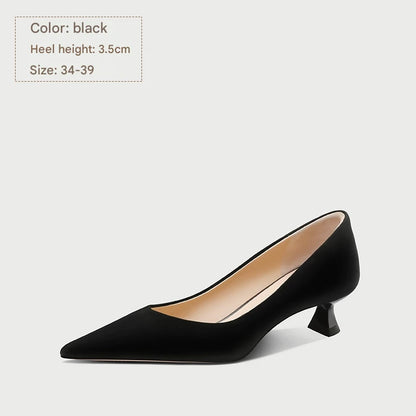 PJJUU classy high-end stiletto shoes - BLUE.