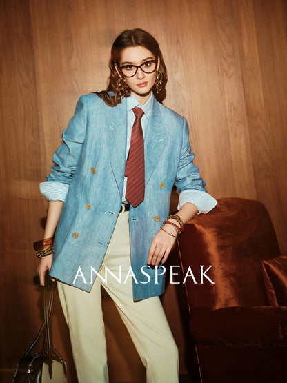 ANNASPEAK old money style suit -GREN.