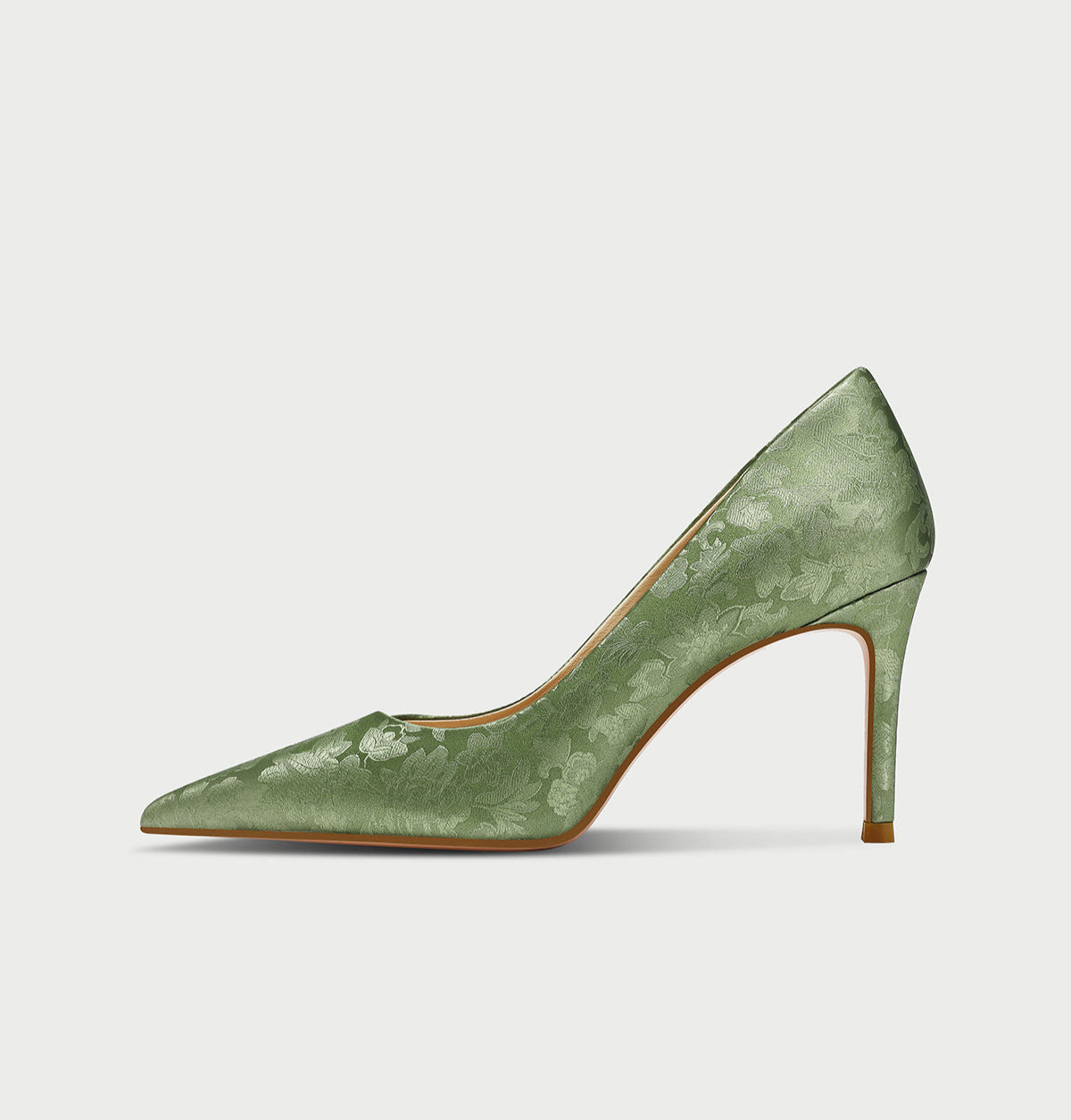 Pjjuu Green Stiletto Heels pump - WORSHIP