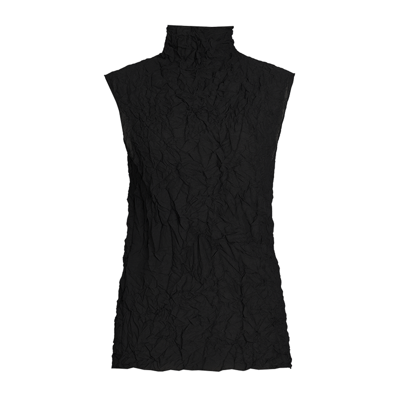 ZHUCHONGYUN cocoon-shaped pleated cropped trousers and top-NAG.