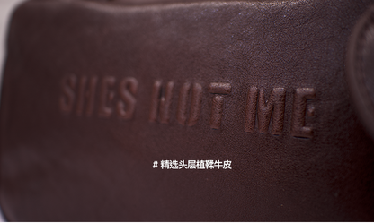 IUBALLET Vegetable-Tanned Leather Vintage Handbag - EARTH.