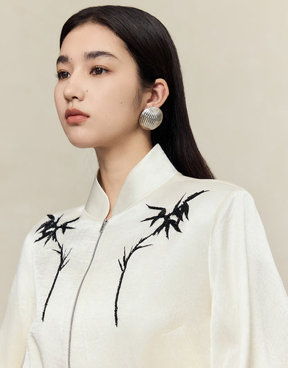 HECO 100% Acetate Long Sleeve Jacket Women - kyle.