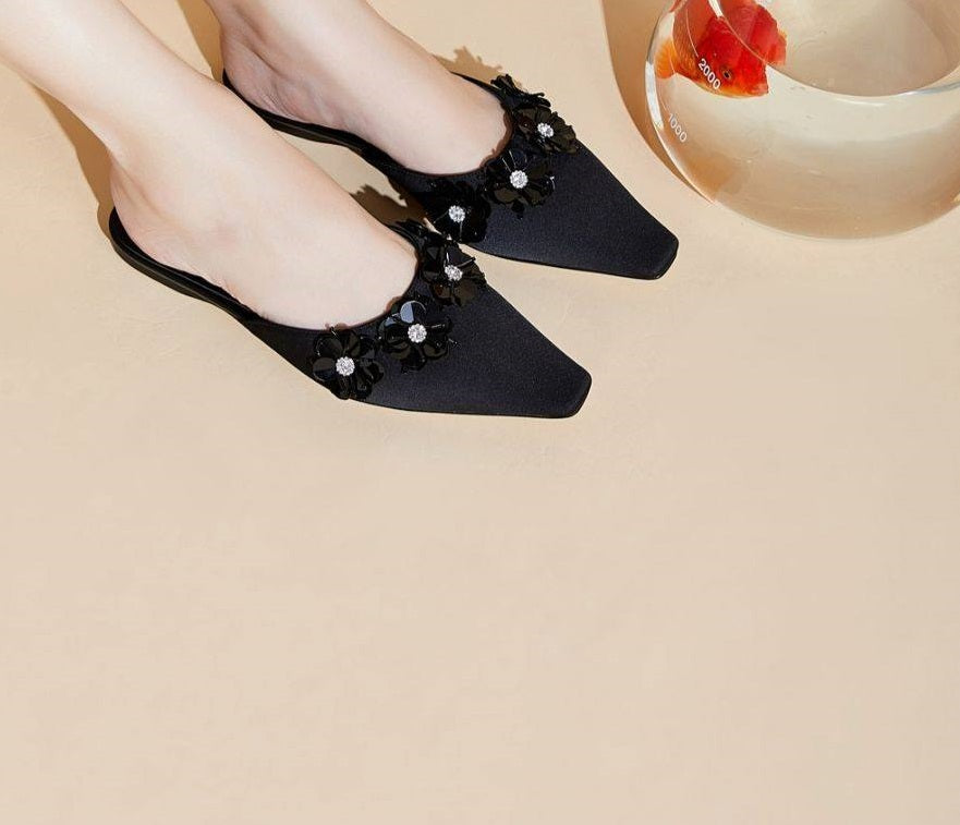 B-FEI  spring fairy beaded diamond shoes-GANDU.
