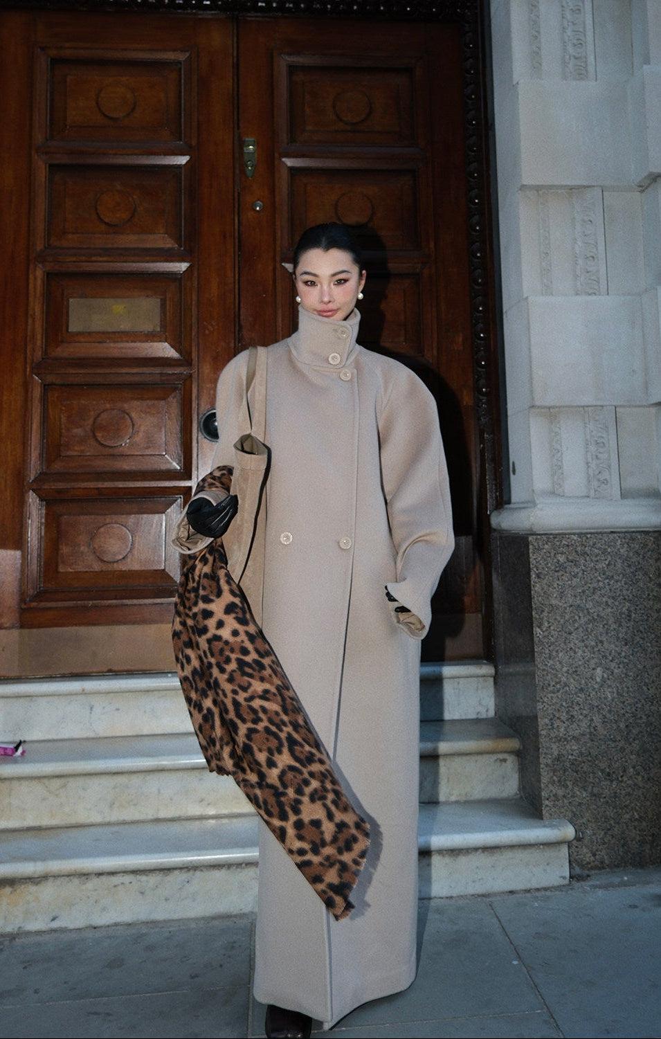 MEI SANGUAN 100% Wool Stand Collar Loose Jacket - MATTHEW