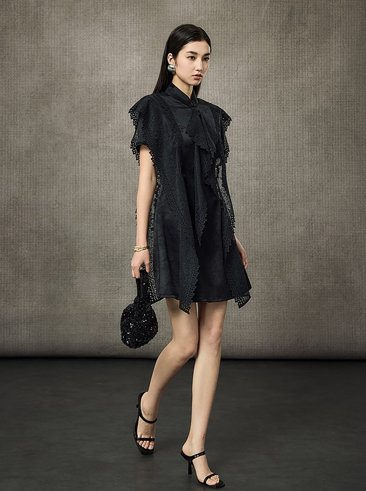 HECO Summer Layer Lace Short Dress - LIVING.