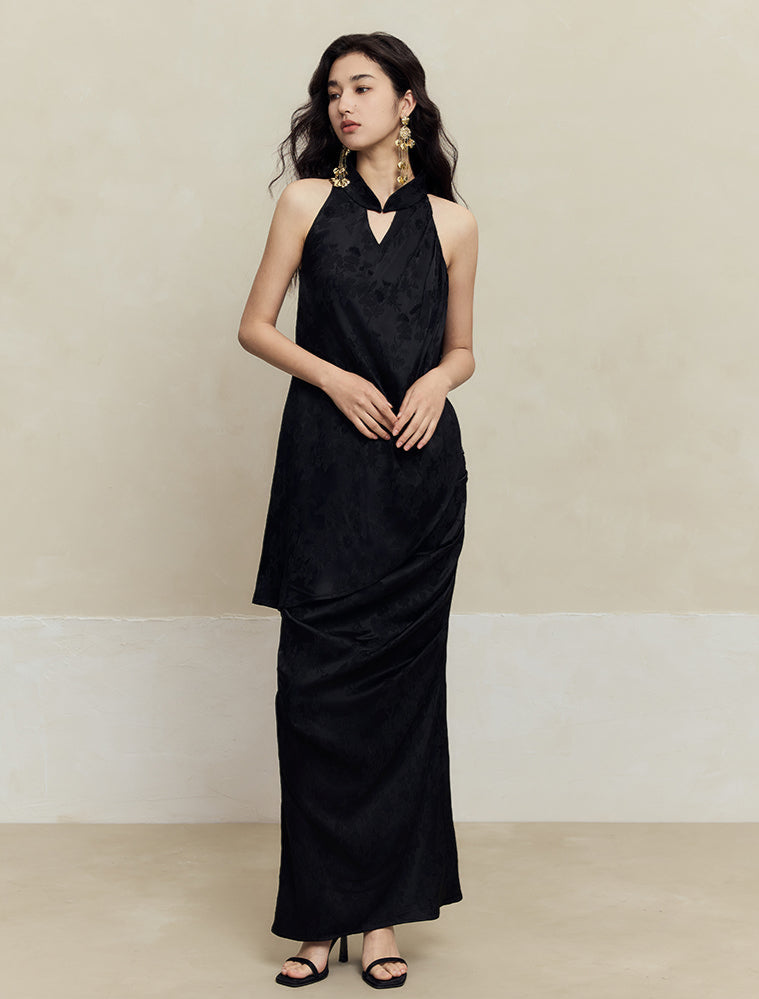 HECO Acetate Pleated Vest Sleeveless Top Skirt Set - prue.