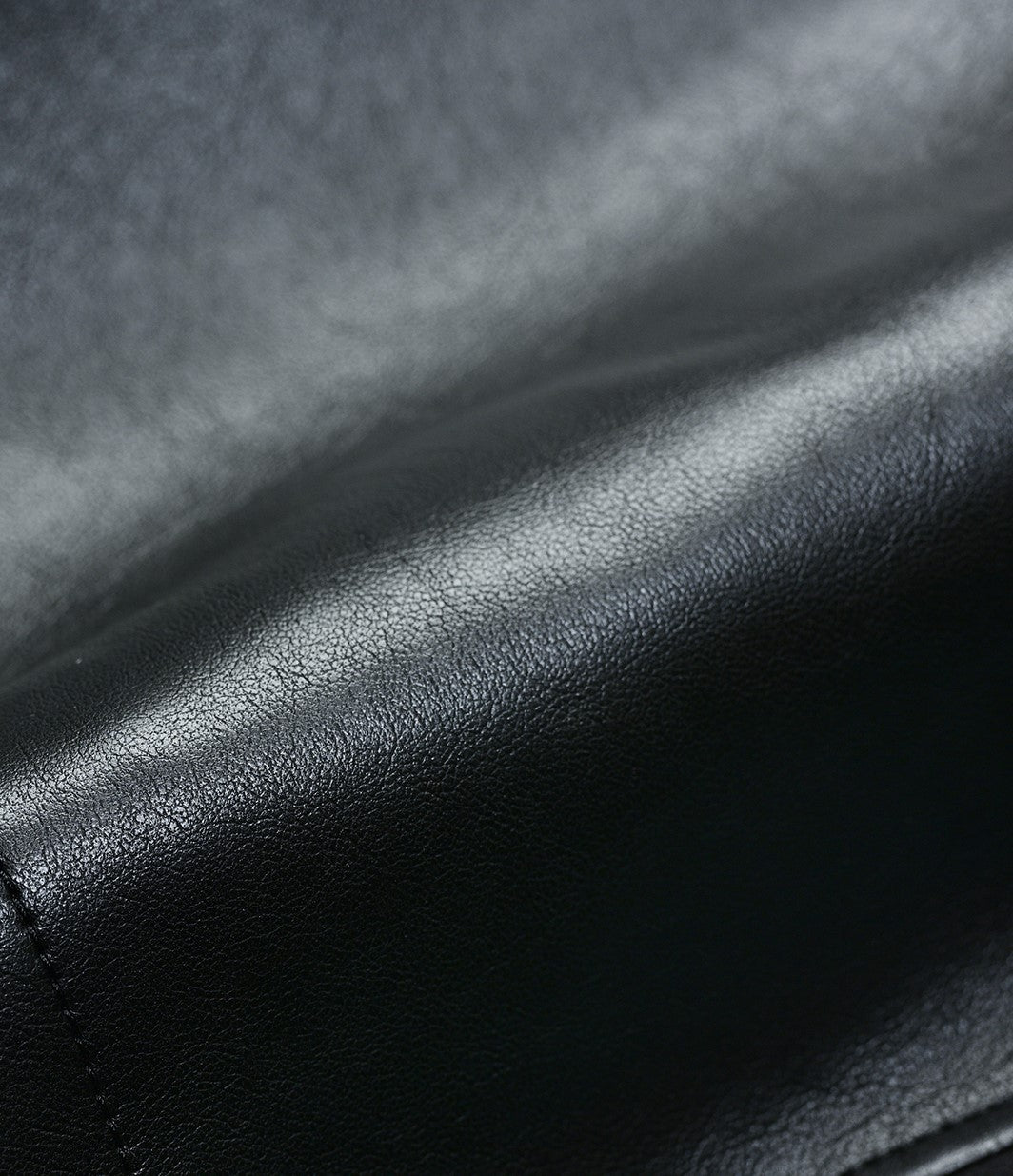 YES BY YESIR  mesh spliced mermaid leather skirt - RASP.