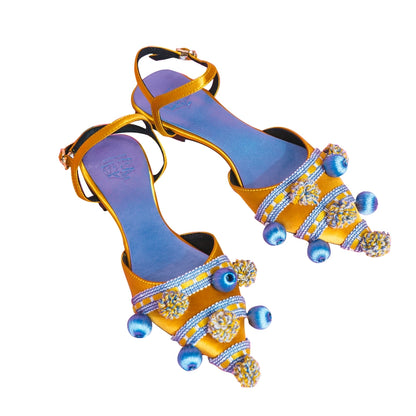 B-FEI show style circus woven flat shoes-HONDO.