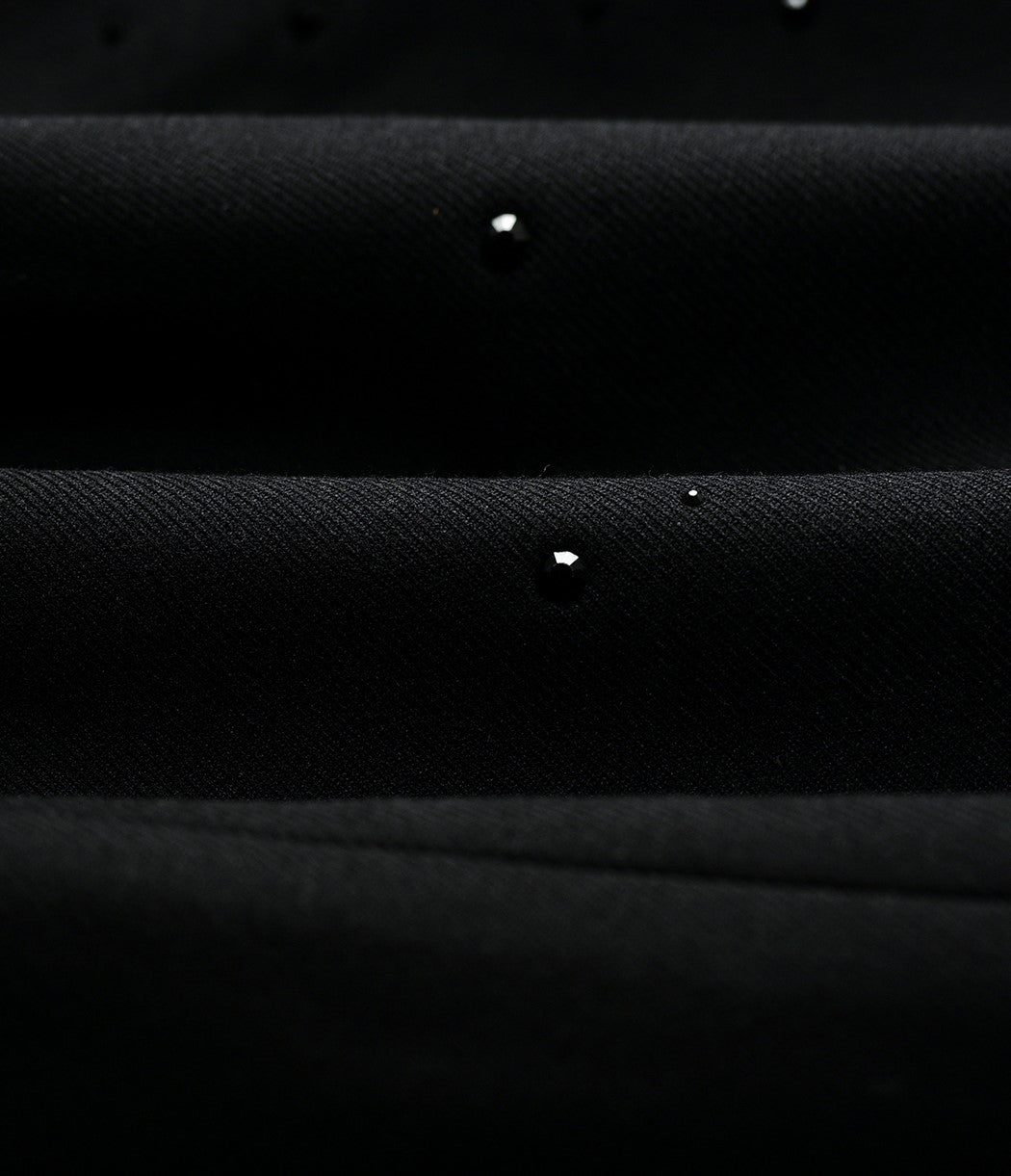 YES BY YESIR asymmetrical waistless suit dress - MENT.