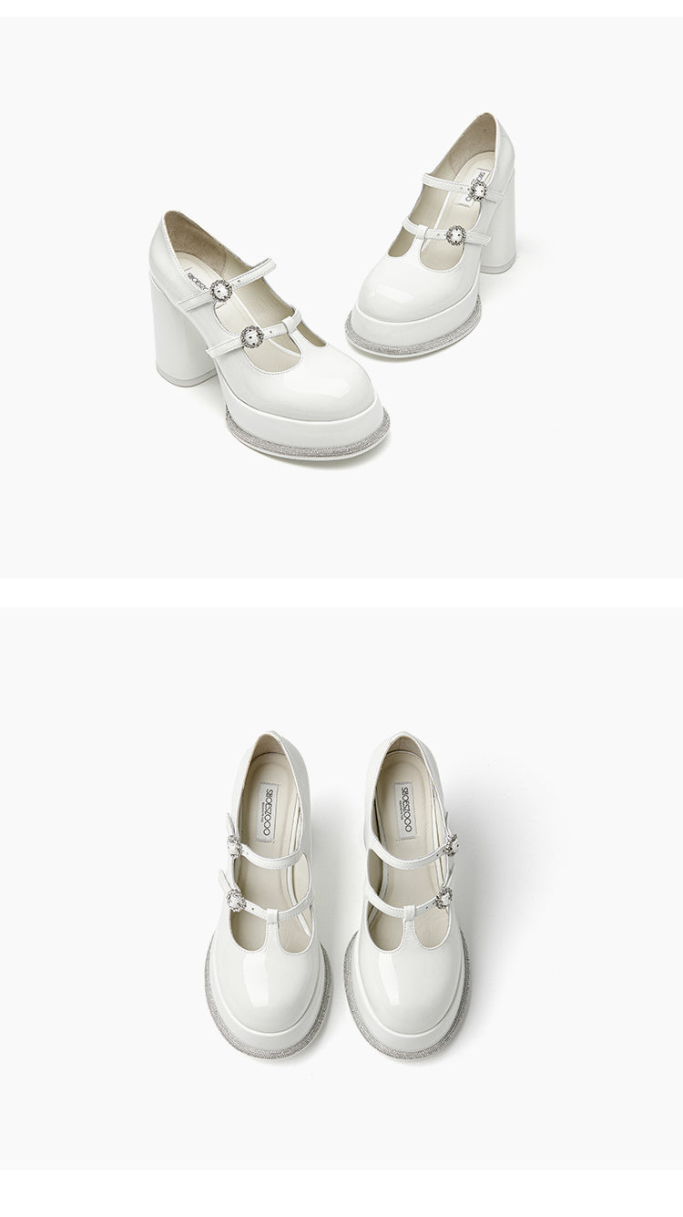 SHOESZOOO Platform Maryjane High Block Heels - SWADE.