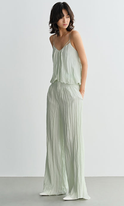 COMME MOI  Beach Lace-up Flower Bud Open Back Short Top - BEAUTY.