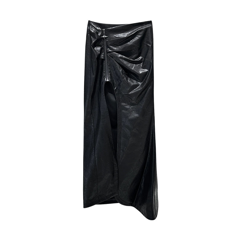 ANNAKIKI designer model Four-pointed star one-piece skirt-LOULAN